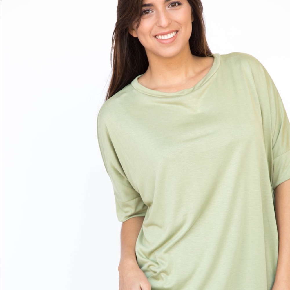 Boxy Tee Sage